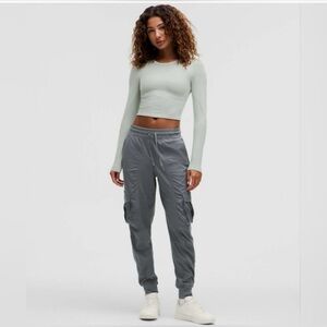 Lululemon Dance Studio Relaxed-Fit MR Cargo Joggers NWT SIZE - XXS Oil Gray